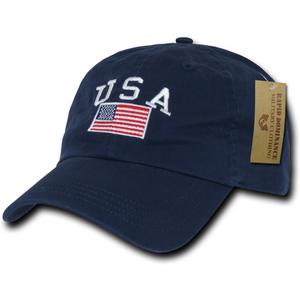 Rapiddominance Polo Style USA Cap (Navy)