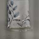 Kitchen Curtain Valance for Windows Blue Eucalyptus Leaves Watercolor Floral Spring 1 Panel, 54 x 18 Inch Rod Pocket Valance Window Treatments Short Curtains for Bathroom Bedroom (Flowersoa46480)