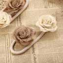 SUQ I OME Curtain Ropes Tiebacks, 2 Pack Boho Farmhouse Curtain Holdbacks for Thin Window Draperies (Large)