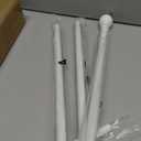 White Curtain Rods for Windows 28 to 48 Inch, 5/8" Diameter Heavy Duty Metal Splicing Adjustable Small Curtain Rod With Bracket(2.3-4 Feet)