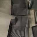 Floor Mats TPE-LITE Fit for 2024 2025 Tesla Model 3 Highland, 2 Rows & Cargo Mats Set, Full Cover Car Mats with Front Rear Cargo Mat TPE All-Weather Floor Mats 2025 Model 3 Accessories