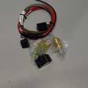 Electric Fan Wiring Kit Electric Fan Relay Kit with Thermostat Radiator Fan Sensor Switch Electric Cooling Fan Thermostat Kit Temperature Sensor Switch 185 On 175 Off, 40 AMP Waterproof Relay Kit