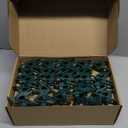 C7 C9 Christmas Lights Spring Clips, 100 Count Holiday Lights Quick Spring Clips, Shatterproof Shingle and Gutter Clips for E12, E17Socket, Rope Lights Roofline Fence Railing Mantel Christmas Trees (Green)