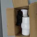 1-1/2" PVC Ball Valve (2-Pack), Shut-Off Valve with Easy to Rotate and Excellent Handle, Rated at 150 PSI, 1 1/2 inch Socket