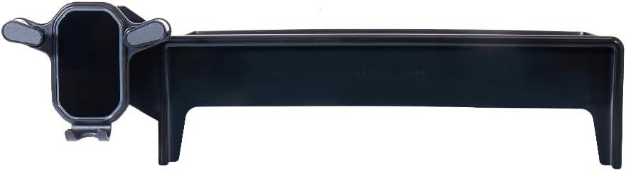 for Tesla Phone Holder Mount Model 3 2023-2025 Model Y 2025 Accessories Accessory, Car Phone Holder Mount Compatible with Tesla 15.4" Screen, Storage Box, Plastic Black