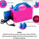 RUBFAC Balloon Arch Kit and Balloon Pump, 10Ft Wide Adjustable Balloon Arch Stand for Floor Frame with Electric Pump Bases Balloon Accessories for Birthday Party Baby Shower Festival Decorations