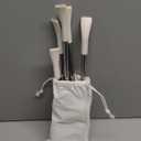 OUTXE Anti Wrinkle Straw 6 Pcs, Flat Wide Drinking Straw for Stanley Cup 40 oz 30 oz, Reusable Wrinkle Free Long Stainless Steel Metal Straw for Lip with Cleaning Brush and Carrying Bag (Diameter: 10 mm, Cream, Pink)