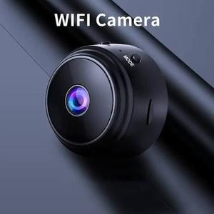 Compact Wireless Security Camera, 2.4GHz WiFi Indoor/Outdoor Monitoring with Mobile App Access