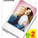 FUJIFILM Instax Mini Instant Film Twin Pack (White), 20 Photos 2 Packs
