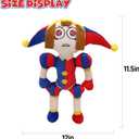 SAJISP The Amazing Digital Circus Plush,11.8" Pomni Plushies Toy Gift, Cute Stuffed Figure Doll for Kids and Adults, Birthday Halloween Christmas Choice for Boys Girls, 11.8 pulgadas