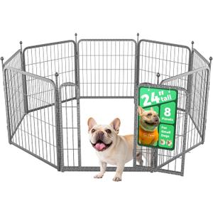 FXW Aster Dog Playpen Designed for Yard, 24inch 8 Panels
