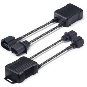 Xprite H13/9008 LED Canbus Decoder Anti Flicker Harness Error Free Resistor Capacitor for LED Headlight Bulbs, Pack of 2