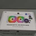 Thermalright Frozen Notte 240 White ARGB V2 Water Cooling CPU Cooler, 240 Specification CPU Liquid Cooler, Double PWM Fans, S-FDB Bearings, Suitable for AMD:AM4/AM5, Intel LGA 1851/1700/115X/1200/2011