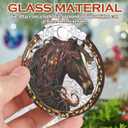Stained Glass Ornaments, 2025 Christmas Ornament, Christmas Tree Ornament, Heirloom Keepsake, Gift Exchange, Gift Idea - Horse