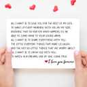 2 x UUEFKTN Romantic Anniversary Card for Him Her, Hearftelt Anniversary Card Gift for Husband Wife Boyfriend Girlfriend Partner Couple, Sweet Valentines Gift for Women Men (#11)