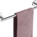 NearMoon Bath Towel Bar, Thicken Stainless Steel Shower Towel Rack Holder Wall Mounted for Bathroom, 18-lnch Overall Length-16-lnch Usable Hanging Space (1 Pack, Chrome Finish)