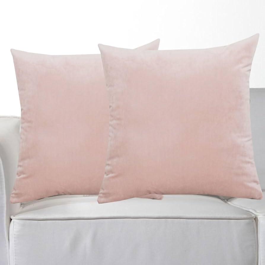 2pack Pillowcase Coral Pink 19x19 