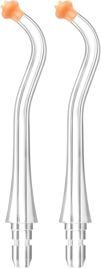 Usmile Replacement S-Type Guidance Tip Nozzles for C10 Flosser 2 Pack, Ideal for Braces & Dental Care