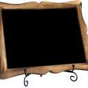 Tabletop Chalk Sign with Easel (11x13) + White Liquid Chalk Marker | Hanging or Freestanding Framed Chalkboard with Hand Crafted Sweetheart Frame - Multipurpose Small Chalkboard Sign