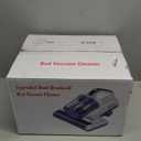 Mattress Vacuum Cleaner, 16Kpa Bed Vacuum Cleaner with 253.7nm UV-C Light, 30000 RPM/Min Dual Brushroll Rotation & Ultrasonic Tech, 10'' Dual Widened Suction Port, 500W Corded