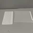 kenke for iPad Air 11 Inch M3/M2 (2025/2024), iPad Air 5/4th Gen (2022/2020) 10.9 Inch Case with Keyboard, Detachable Wireless Bluetooth Keyboard Cover with Left Side Pencil Holder (Gray)