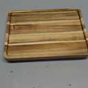 Danfoxer Acacia Wood Couch Arm Tray, Folding Sofa Armrest Tray, Couch Arm Table Clip-On Couch Desk for Drinks, Snacks, Phone, Remote Control