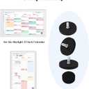 Magnetic Fridge Mount for Skylight 15 Inch Calendar with 3 Neodymium Magnets and1Foam Pad