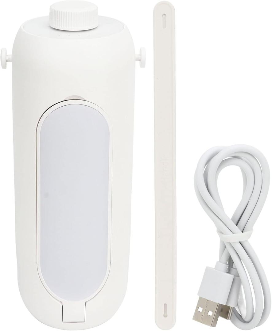 Camping Lantern Rechargeable, Hanging Camping Lantern Lanterns for Power Outages Battery Powered Collapsible Tent Light Power Bank Outdoor Lighting Equipment(White)
