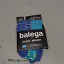 Balega Silver Compression Fit Performance No Show Athletic Running Socks for Men and Women (1 Pair), Cobalt, Large