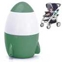 Hands-Free Rocker with 5-Speed Settings and 40-Minute Timer, Baby Stroller Vibrating Soothing Device Gently Rocks Any Stroller or Pram, Essential Gifts for Newborns (Green)