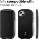 iFace First Class Designed for iPhone 14 Plus Case (6.7")  Cute Shockproof Protective Dual Layer [Hard Shell + Bumper] Phone Cover for Girls, Women [Drop Tested] - Black