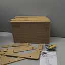 Zakkart 2-Pack Cat Scratching Board, 25.6'' Tall Cardboard L Shape Vertical Cat Scratchers for Indoor Cats, Cat Scratching Post for Wall and Couch, Large