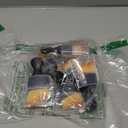 Car Interior Detailing Brush, 6PCS Car Interior Cleaning Soft Brush, Curved Design Car Cleaning Brush Dust Collectors, Car Interior Cleaning Tool Brush with Cover