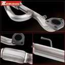 409 Stainless Steel Exhaust Stainless Y Flex Pipe Compatible with 2009 2010 2011 2012 2013 2014 Pilot 3.5L V6，Repklace OE : 73011, 38016, 2100-424935 EPA