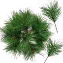Artificial Green Pine Needles Branches Fake Small Pine Twigs Stems Evergreen Picks Holiday Tree Decorations