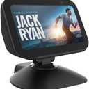 Adjustable Stand for Echo Show 5 (3rd Gen) Tilt + Swivel Stand Multi Angle Rotation Magnetic Anti-Slip Base for Show 5,Rotatable All Around Compatible with Mobile Phones (Black)