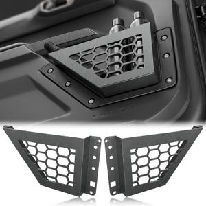 for Bronco Front Door Storage Pockets Box Compatible with 2021 2022 2023 2024 2025 2026 Ford Bronco, Side Door Organizer Interior Storage Expansion Molle Panels Cup Holder Accessories(2 PCS)