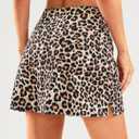 SANTINY 16" Golf Skirt with 2 Zipper Pockets (L)