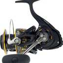 Daiwa BG4000 BG Saltwater Spinning Reel, 4000, 5.7: 1 Gear Ratio, 6+1 Bearings, 39.90" Retrieve Rate, 17.60 lb Max Drag, black/gold