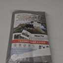Tarps Heavy Duty Waterproof 8X8ft,Silver Large Tarp Cover Plastic Poly Tarpaulin 12MIL Thick Multipurpose Outdoor Tarp