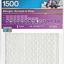 3M Filtrete Ultra Allergen Furnace Air Filter  Size: 20" H x 16" W x 1" D6