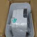 Bonsen 10-Sheet Cross Cut Paper Shredder for Home Office, P-4, Portable Handle, 4 Gallons Bin, Paper and Credit Card Shredder, White (S3201-W New Version)