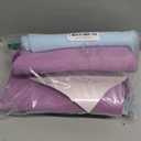 Eunzel 2 Pack Hot Yoga Towel Non Slip Yoga Mat Towel Non-Slip Sweat Absorbent Microfiber Towel for Hot Yoga, Pilates and Workout 72" x 26.5", Blue/Purple