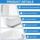 UPGRADED DA97-13805C Door Shelf Bin Compatible with Samsung Refrigerator RF28R7201SR Door Shelf RF28R7201SG RF24R7201SR RF24R7201SG RF28R7201DT RF24R7201DT Samsung Fridge Door Shelves-Right Door Bin