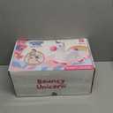 iPlay, iLearn Bouncy Pals Hopping Unicorn Horse, Toddler Girl Inflatable Bouncing Animal Hopper Toy, Outdoor Indoor Plush Ride on Bouncer, Baby Birthday Gift 18 Month 2 3 4 Year Old Kid - Unicorn