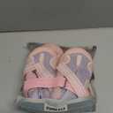 Dog Shoes for Large Small Medium Dogs, Breathable Mesh Dog Boots & Paw Protectors for Summer Hot Pavement Winter Snow, Waterproof Anti-Slip Dog Booties for Hiking Hardwood Floors(Pink-Purple7) (#7: 2.8"x3.2"(W*L) for 63-75lbs)