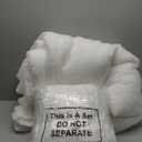 Tondiamo 2 Pack 8 ft x 12ft Christmas Snow Blanket Roll for Christmas Decorations Village Large Fake Artificial Snow Blanket Winter White Mat for Xmas Shop Store Supermarket Display Photo Prop Decor