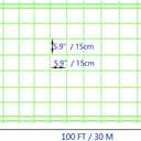 Green Trellis Netting 4x100 ft Heavy Duty Garden Netting Polypropylene Plant Support Net for Climbing Vegetables Fruits Flowers