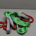 Two Leg Bridle Web Sling 5ft 4409lbs Lifting Slings Straps with G80 Alloy Steel Grab Hooks Polyester Webbing Purple Rigging Straps for Cargo Security Towing and Handling