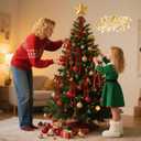 24 Pcs Long Velvet Christmas Bows 23.6''x15.7'' Red Velvet Bows Ornaments for Christmas Tree Staircase Wreath Garland Vintage Tree Topper Bows for Xmas Indoor & Outdoor Decor